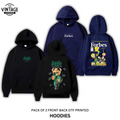 Pack of 2 DTF Printed Hoodies
