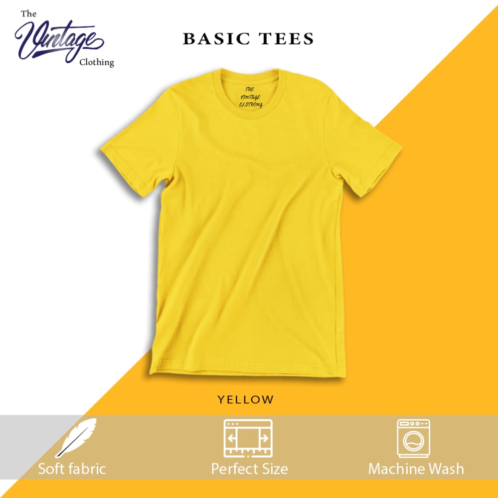 Pack of 4 plain Half sleeves T-Shirt