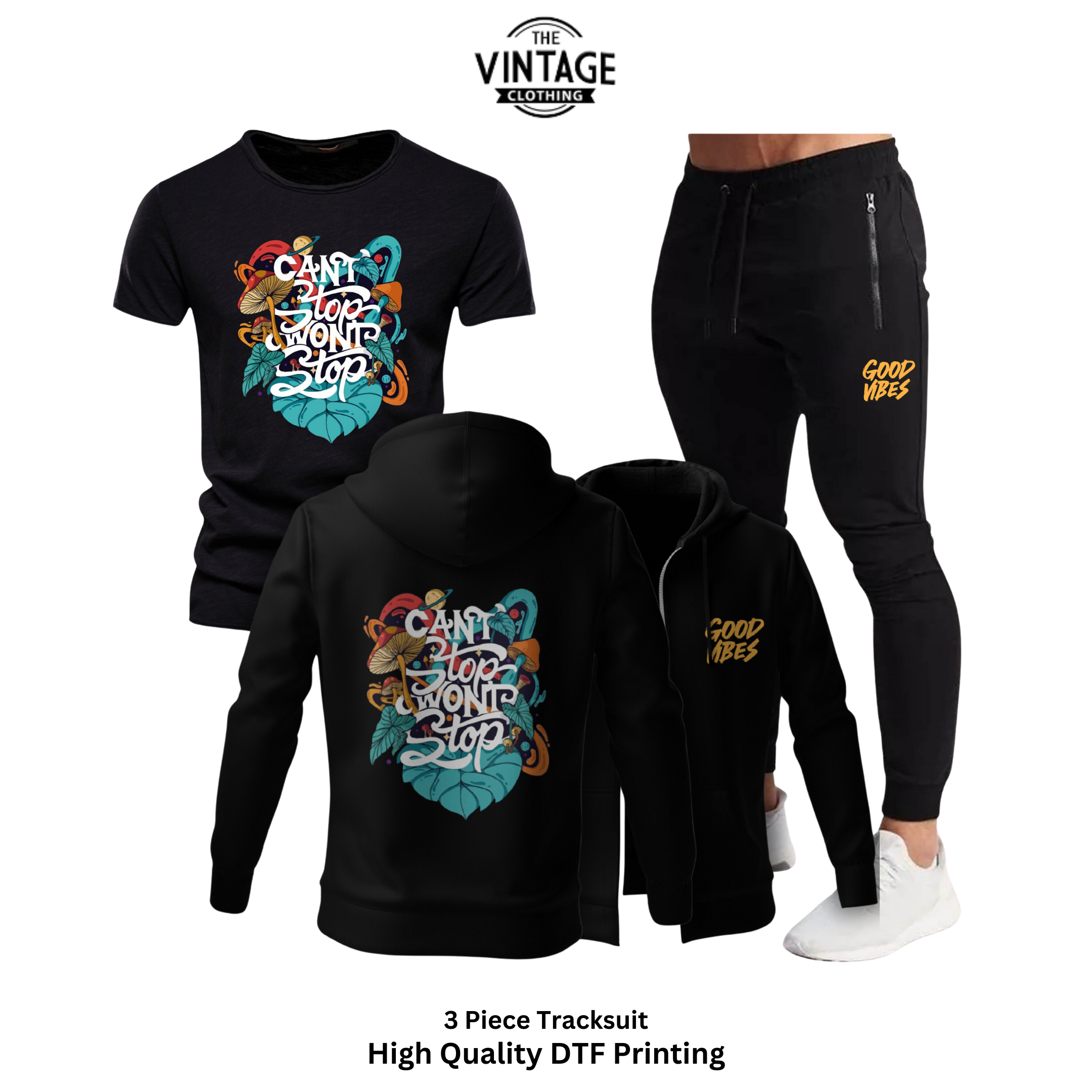 3pc Tracksuit DTF Prints
