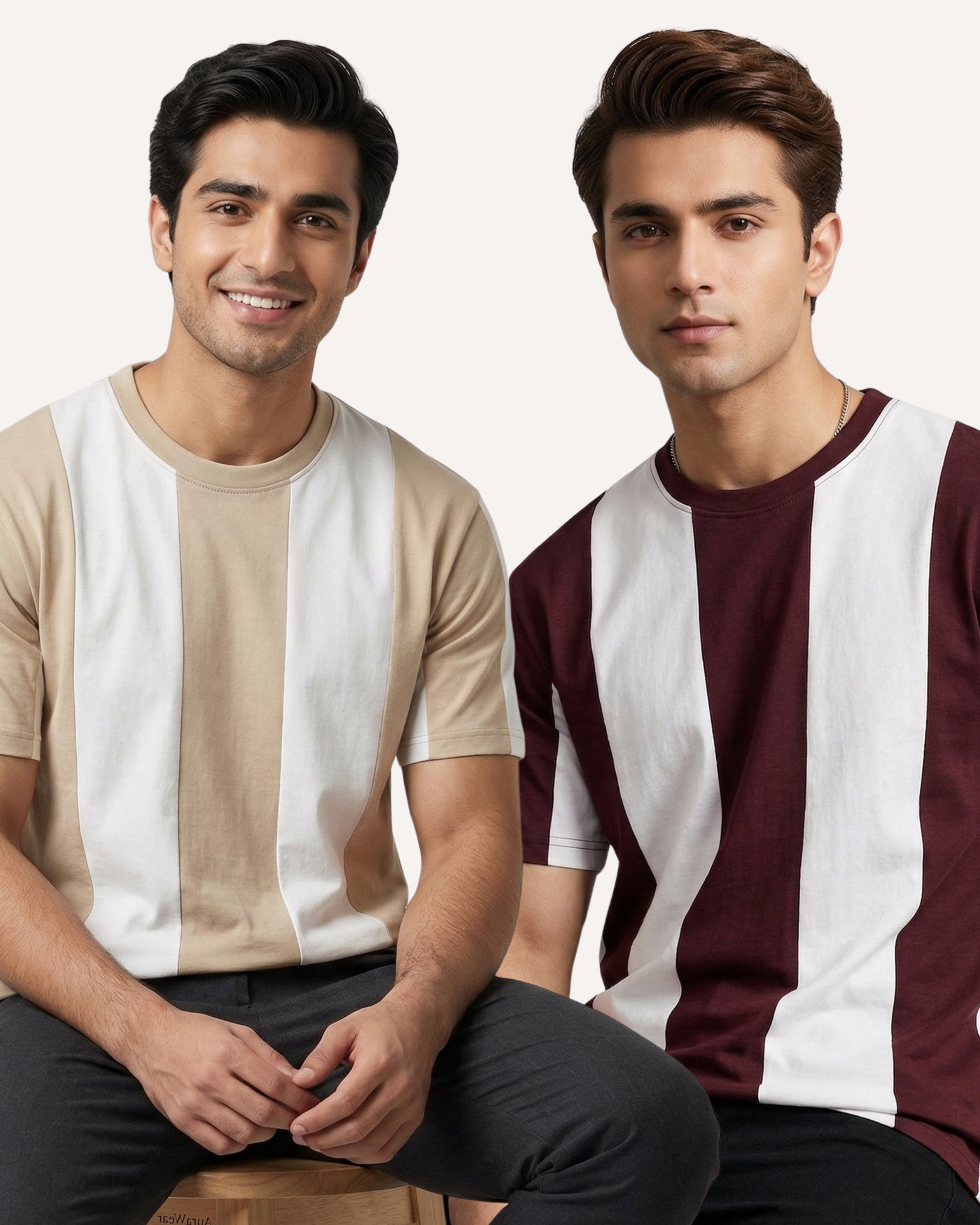 Pack of 2 Stipe T-shirts