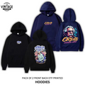 Pack of 2 DTF Printed Hoodies