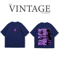 Black Panther Oversized Dropshoulder Tee - DTF Printed Tshirt For Men and Women