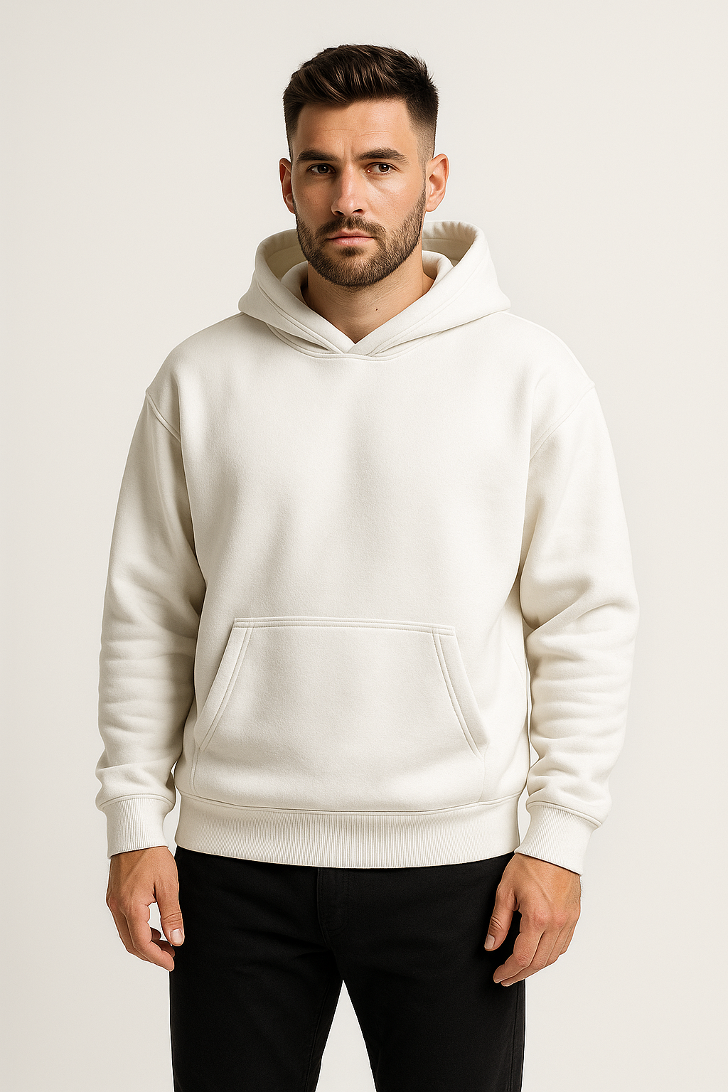 Pack of 2 Basic White & Green Hoodies