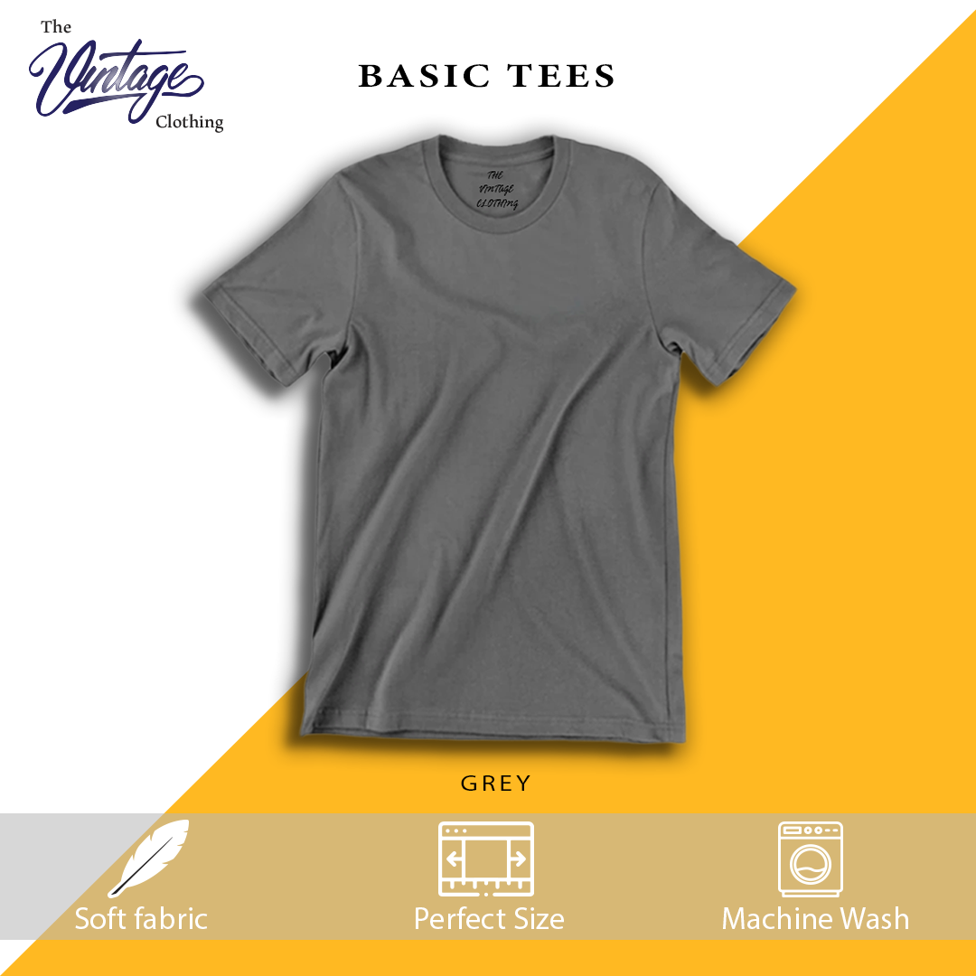 Pack of 2 plain Half sleeves T-Shirts