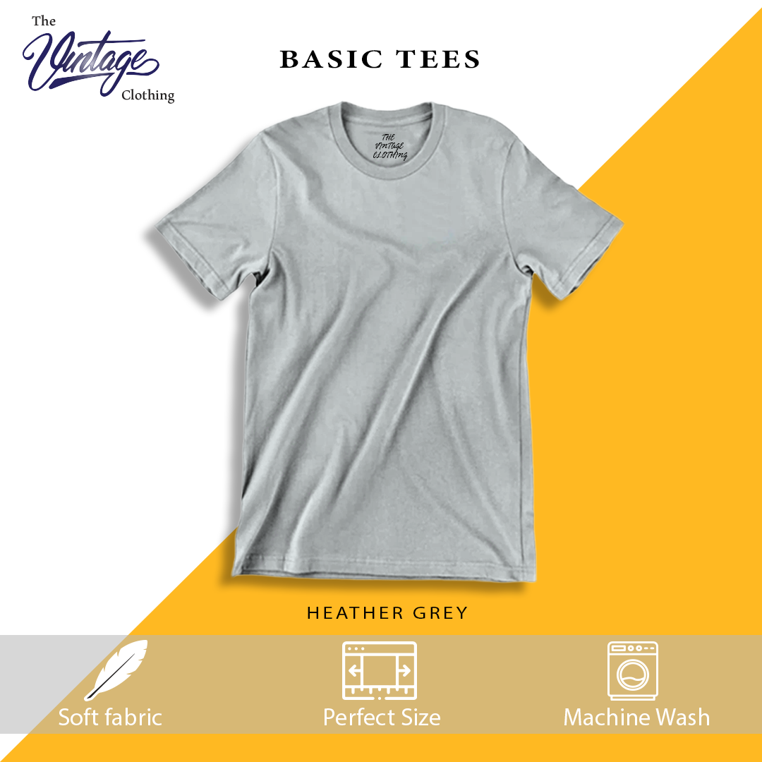 Plain Half sleeves T-Shirts