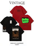 Oversized Dropshoulder Graphic DTF Printed Tshirt For Men and Women