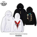 Pack of 2 DTF Printed Hoodies