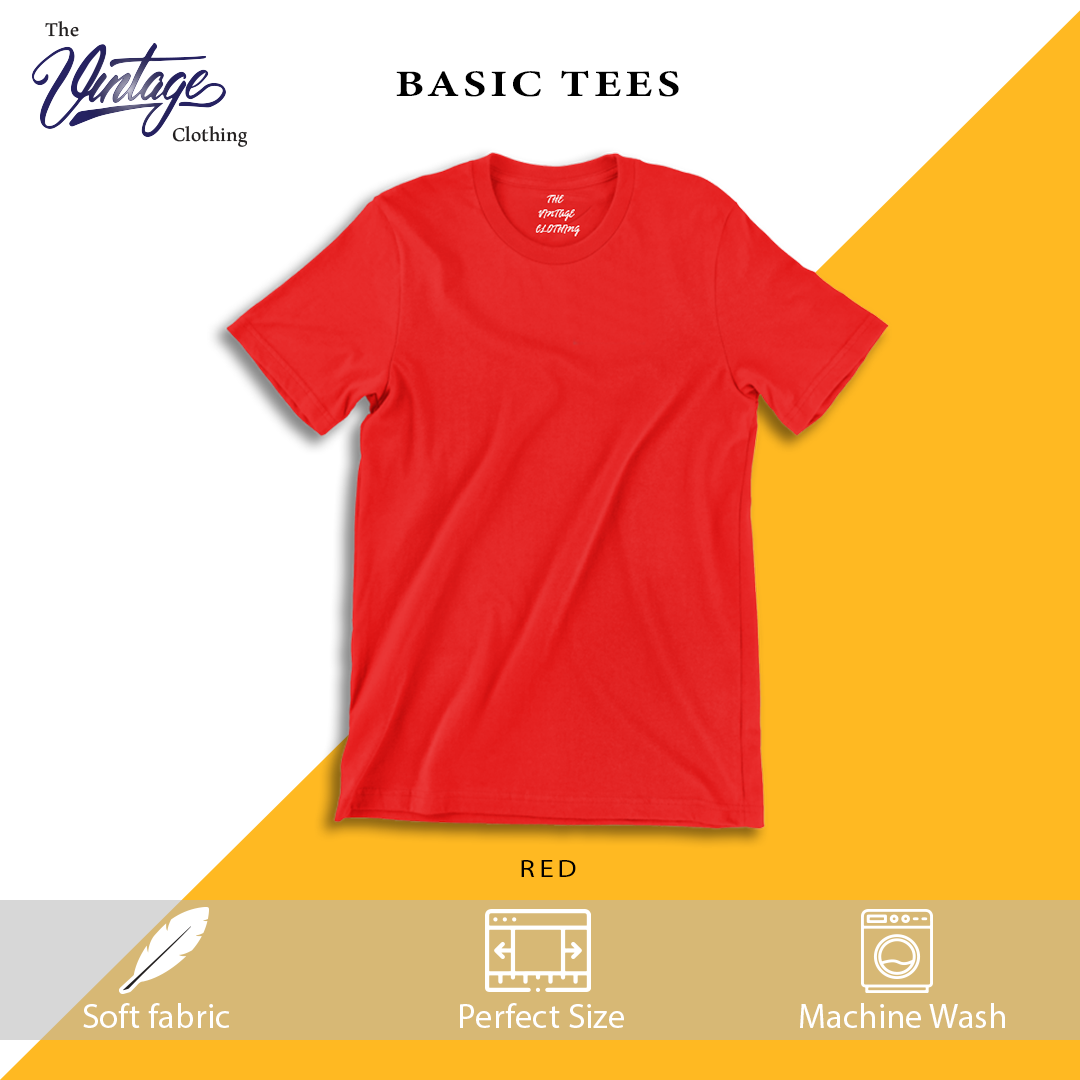 Pack of 2 plain Half sleeves T-Shirts