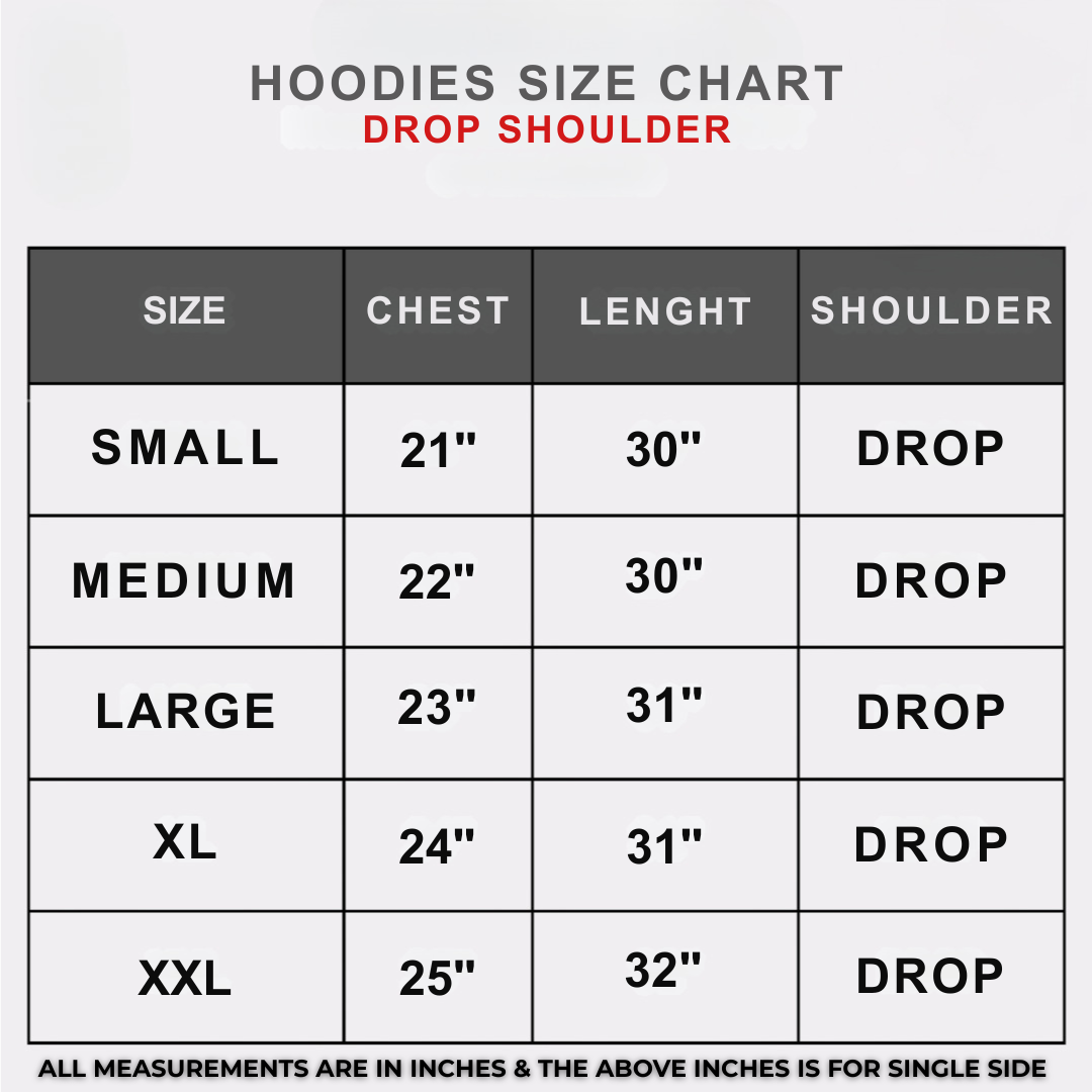 Piped Oversized Drop Shoulder Hoodie - Black