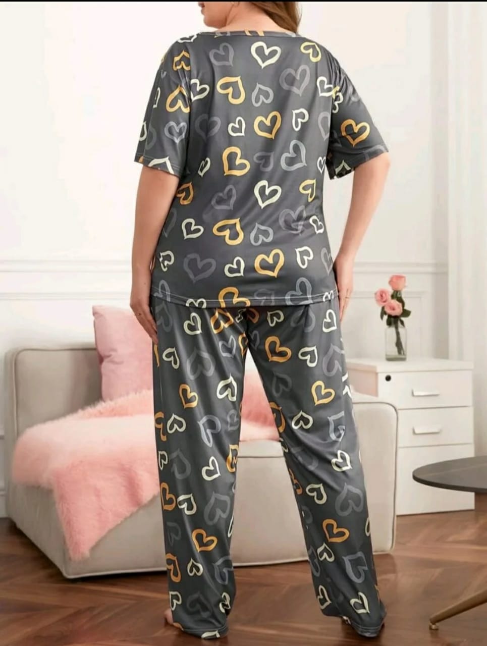 Grey Hearts (Nightsuit)