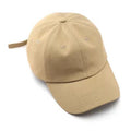 Beige plain Caps